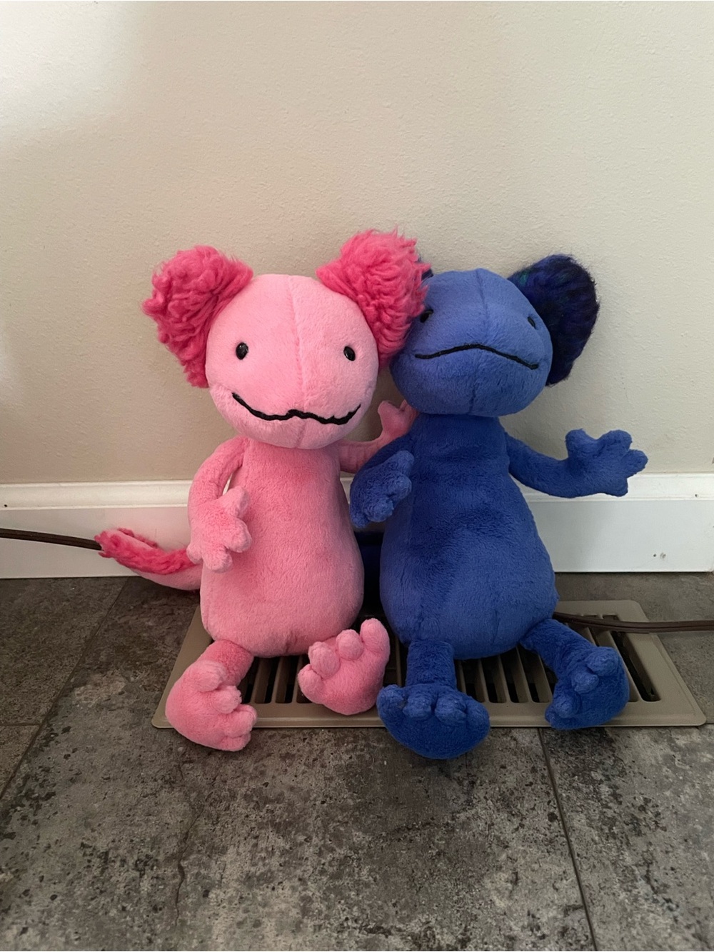 RARE Jellycat Alice and Andie Axolotl Pair